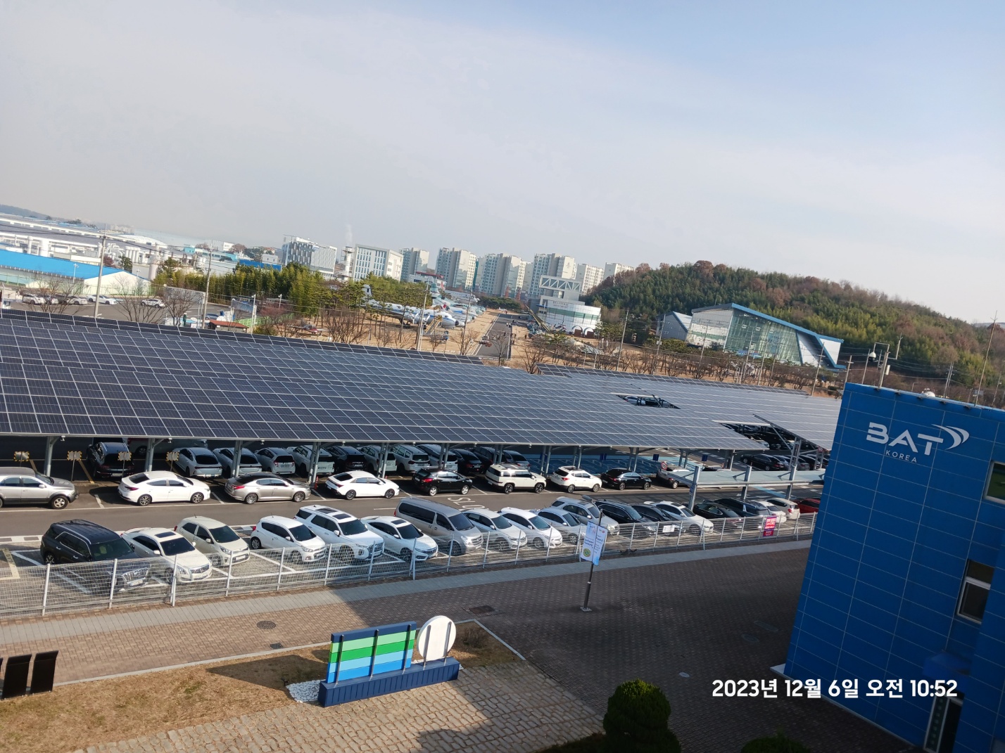 BAT코리아 주차장 태양광발전소